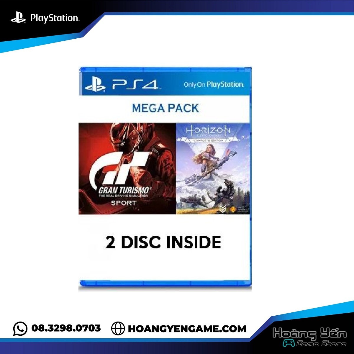 [HCM]Đĩa game Mega Pack 3 ( Gran Turismo + Horizon Zero Dawn Complete ) PS4
