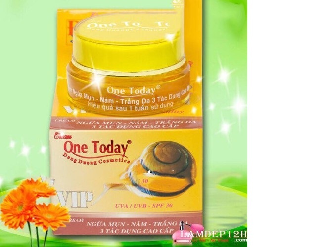 kem ngừa mụnnám giúp trắng da one today