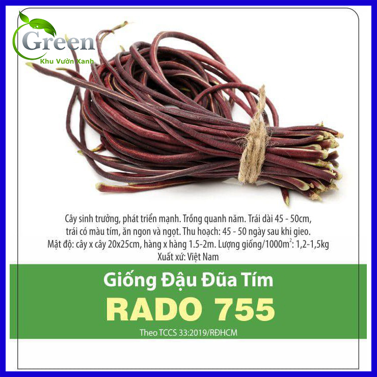Hạt Giống Đậu Đũa Tím