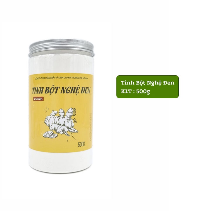 Tinh bột nghệ đen nguyên chất la-do-ga 500 gam