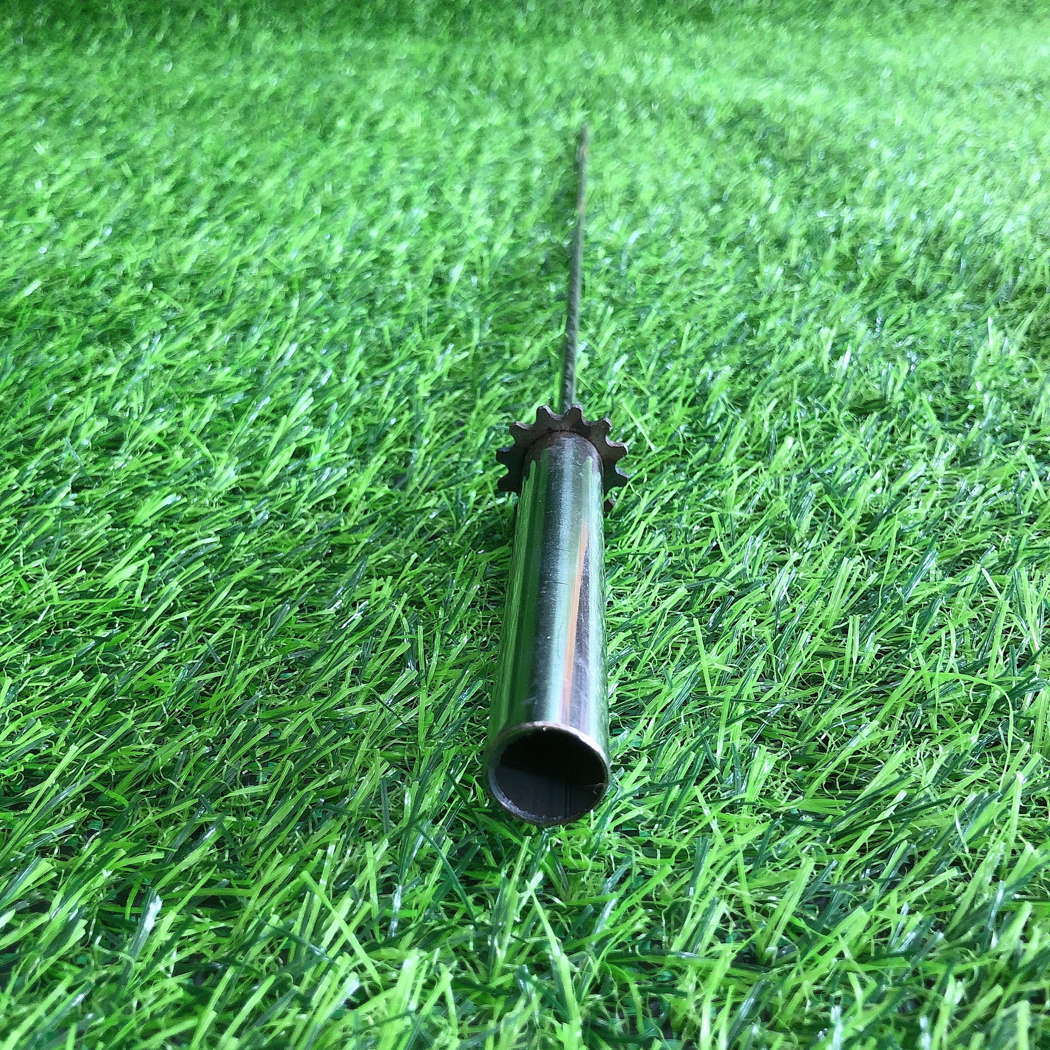 [ Bộ 10 xiên ] Máy nướng thịt, chả mini tự động chuẩn 100% inox