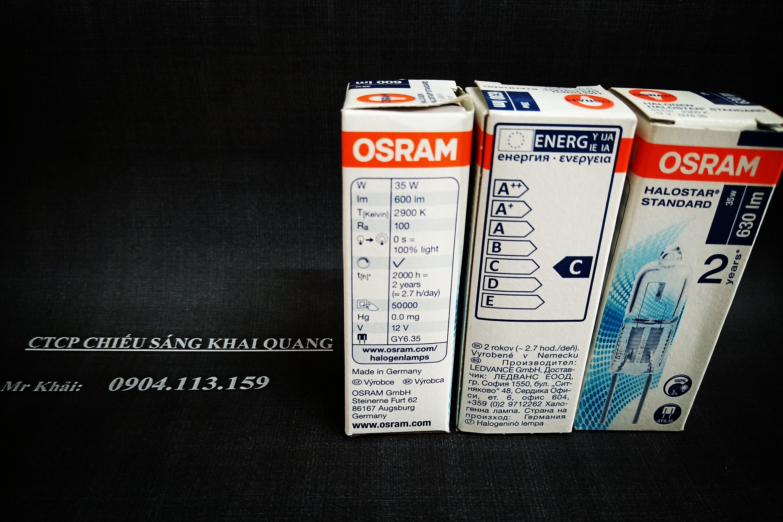 (Sale) Bóng đèn halogen 12V 35W 64432 Osram Đức