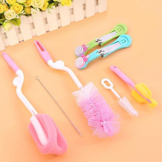 Bộ cọ bình sữa, núm ti 5 chi tiết