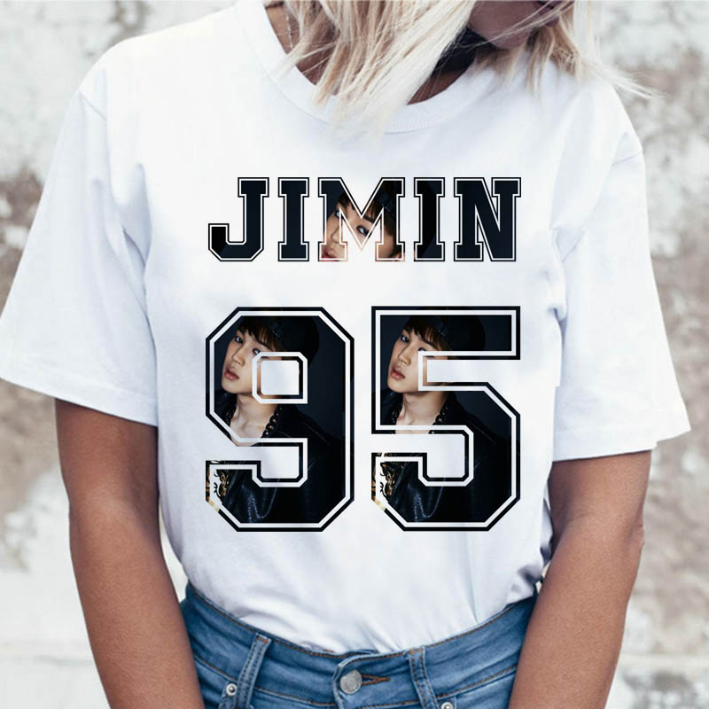 Áo BTS SUGA J Hope JIMIN V JUNGKOOK Top In K Pop Hàn Quốc áo Thun Nữ Kpop