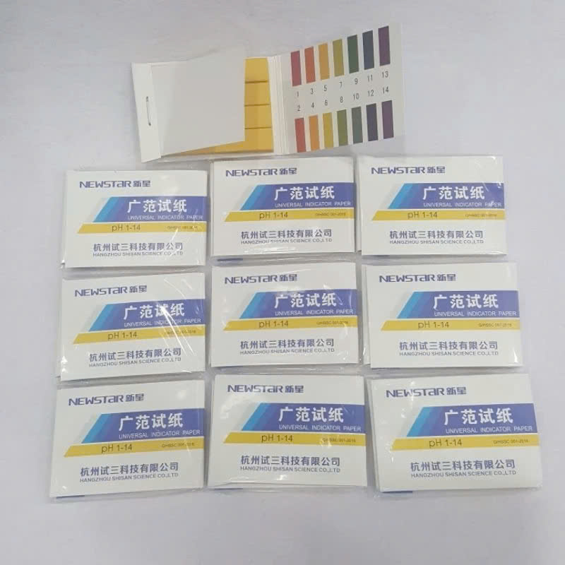 [HCM][Giá sỉ ] Combo 10 tập giấy quỳ tím đo pH 1-14