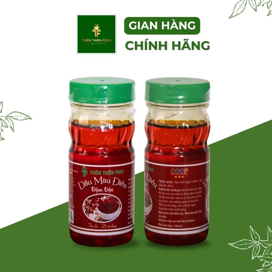 Combo 6 chai dầu màu điều