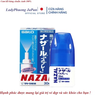 Xịt mũi Nazal Nhật Bản dành cho người bị viêm mũi , viêm xoang thumbnail