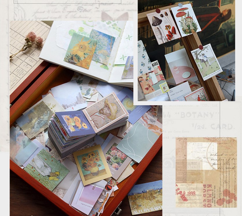 Set 400 tờ giấy nền trang trí Bullet Journal Be Tiny Stationery
