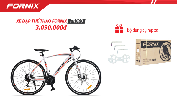 Xe đạp thể thao Fornix FR303 (Kèm bộ dụng cụ lắp ráp) - Bảo hành 12 tháng