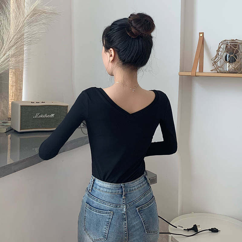 [HCM]Áo thun Tay Dài Cổ Tim