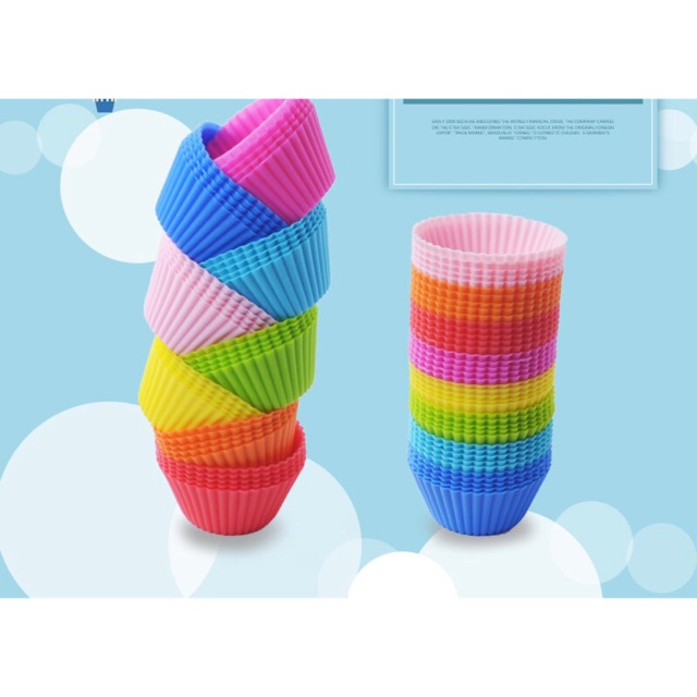 Khuôn cup silicone 7cm (set 5c)