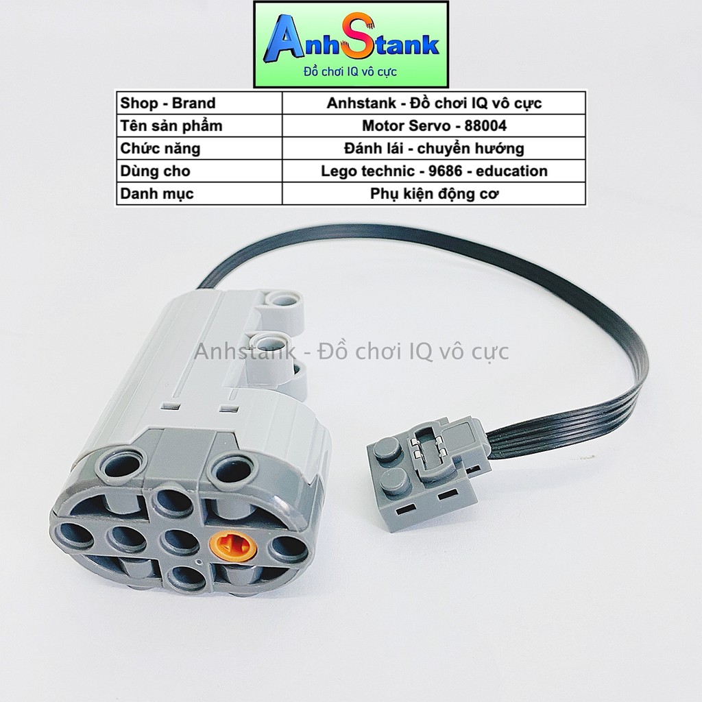 Motor Servo 88004 Tương Thích 9686-Technic-Education