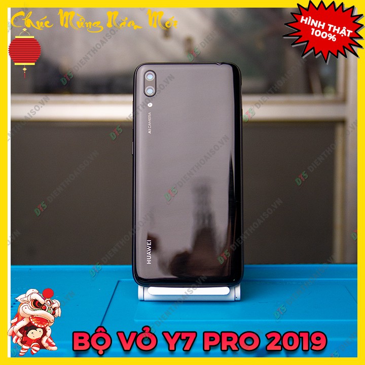 Sườn vỏ Huawei Y7 pro 2019 gồm nắp lưng và kính camera