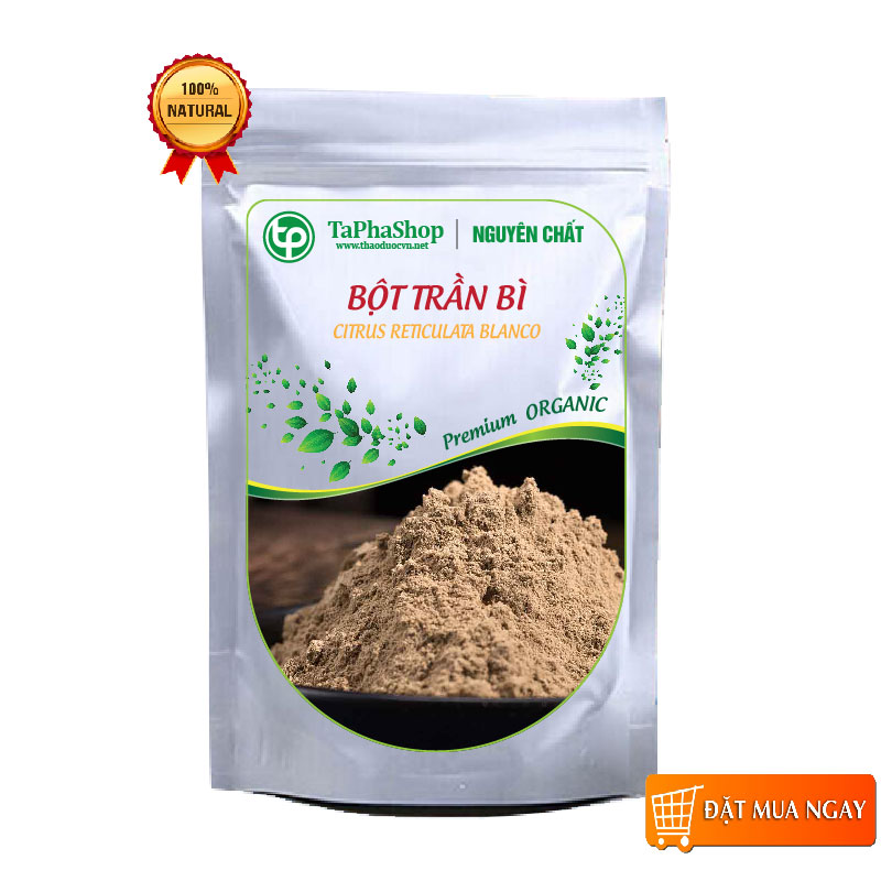 [High Quality Company Product] Pure Tran Bi Powder 200g - Tan Phat Herbal - Specialized for Making Tea