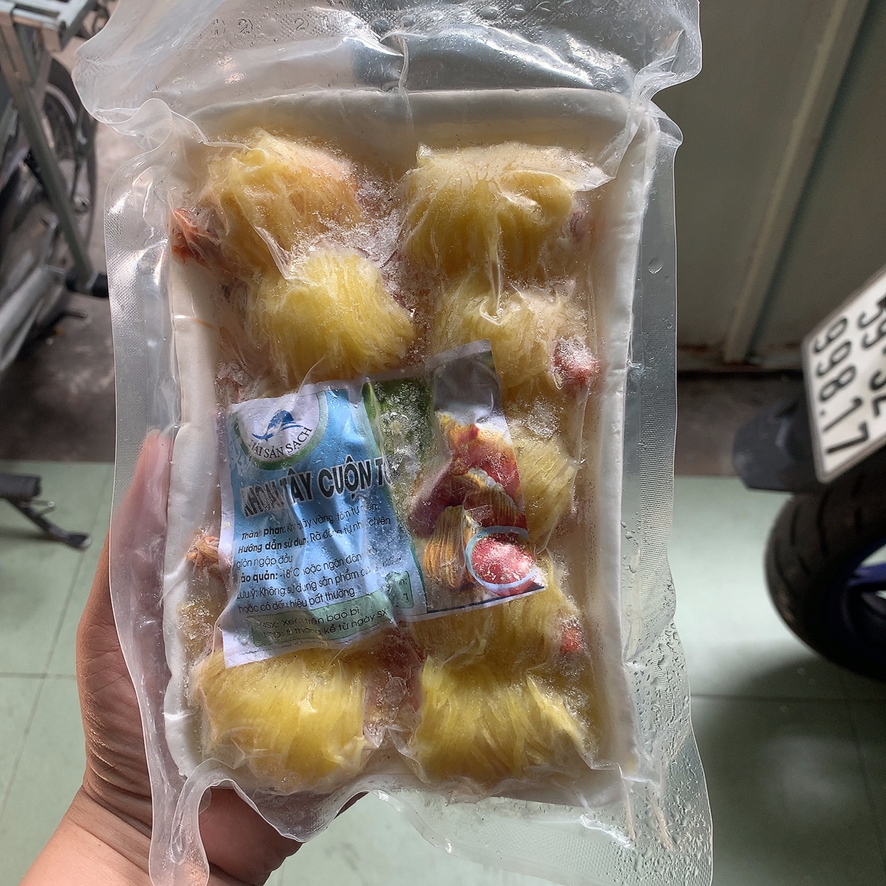 Tôm cuộn khoai tây 10 con (giao tphcm )