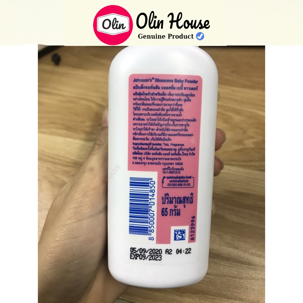 Phấn rôm Johnson Baby 65g cho bé, người lớn - Olin House