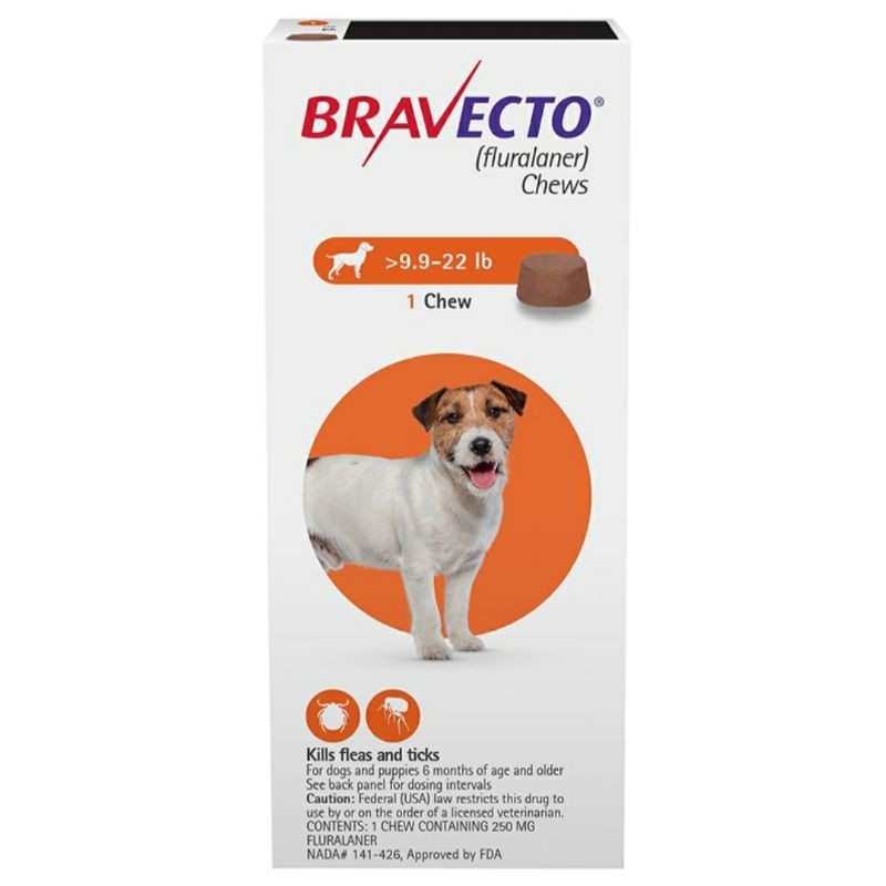Viên nhai hương vị thịt dành cho cún của bạn - Bravecto 4,5-10kg- Mua 2 tặng 1 dây dắt
