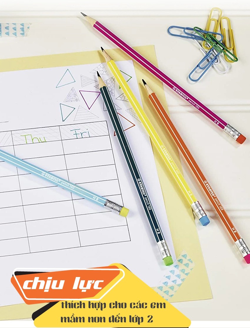 Chì gỗ STABILO Pencil 160 PC2160D-HB