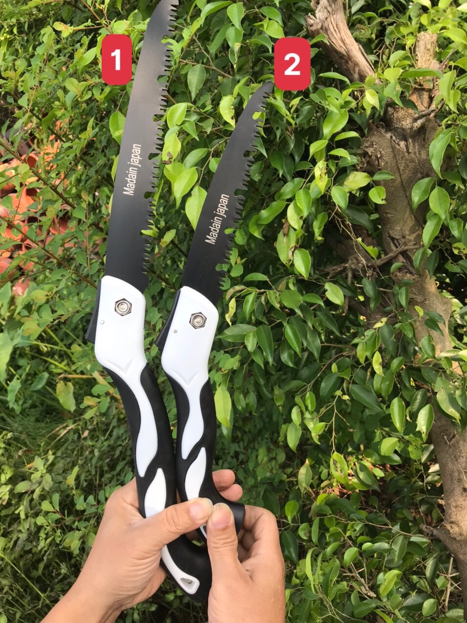 Cưa gấp gọn cầm tay, gấp gọn - cưa gỗ cầm tay siêu sắc bén lưỡi bằng thép nhật bản sk5 cành xếp cây