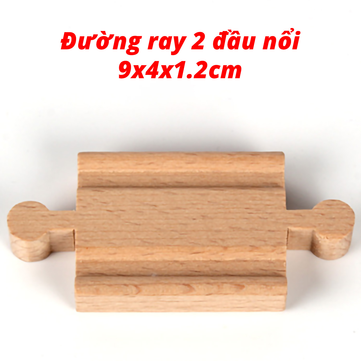 Đường ray xe lửa bằng gỗ, để chơi cùng với Xe lửa gỗ