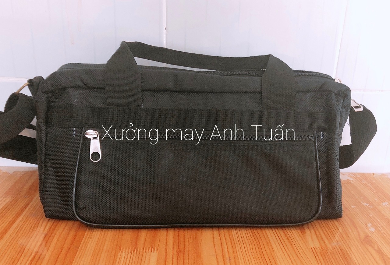 Túi đựng đồ nghề - Ngang nhí màu đen