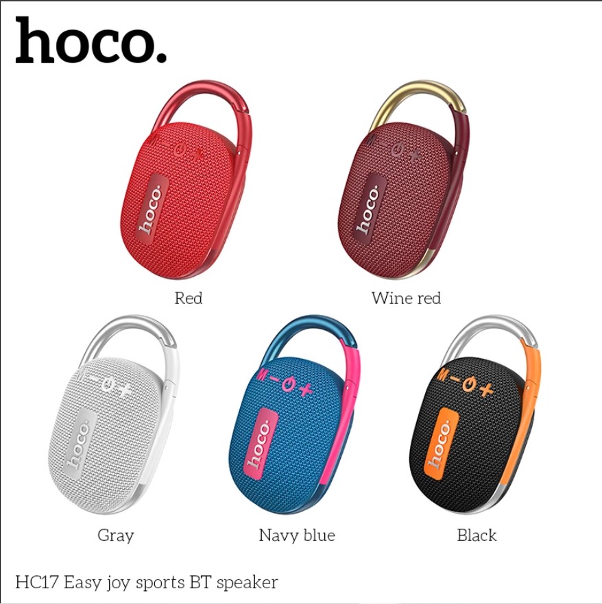 Loa Bluetooth mini cao cấp,Loa bluetooth mini bass mạnh,Loa Mini Siêu Bass Loa Bluetooth Hoco HC17 Loa Bluetooth Di Động Ngoài Trời Loa bluetooth không dây âm thanh cực đỉnh