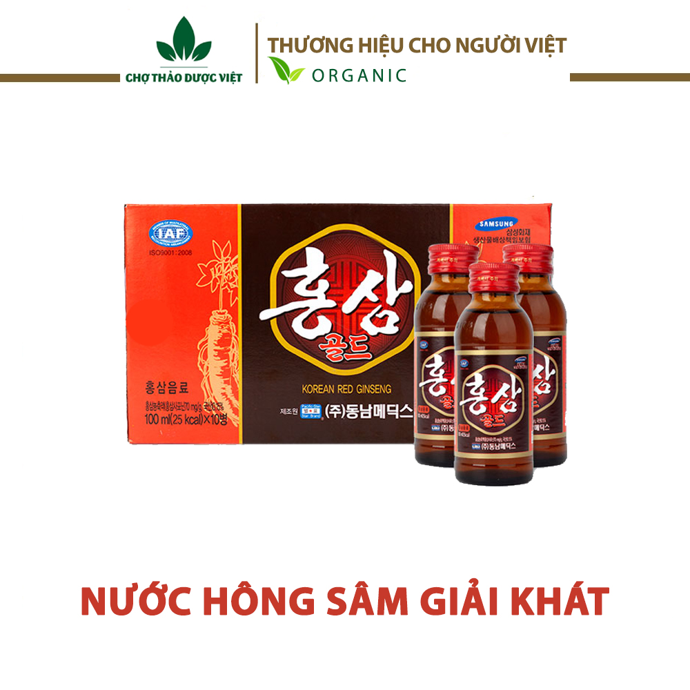 Nước giải khát vị hồng sâm hàn quốc - Chợ Thảo Dược Việt