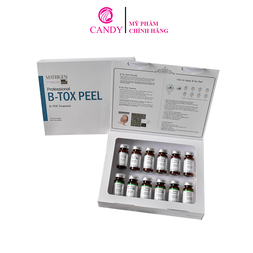 [Hoàn Tiền 8%]Thay Da Sinh Học BTOX PEEL (hộp 12 lọ)