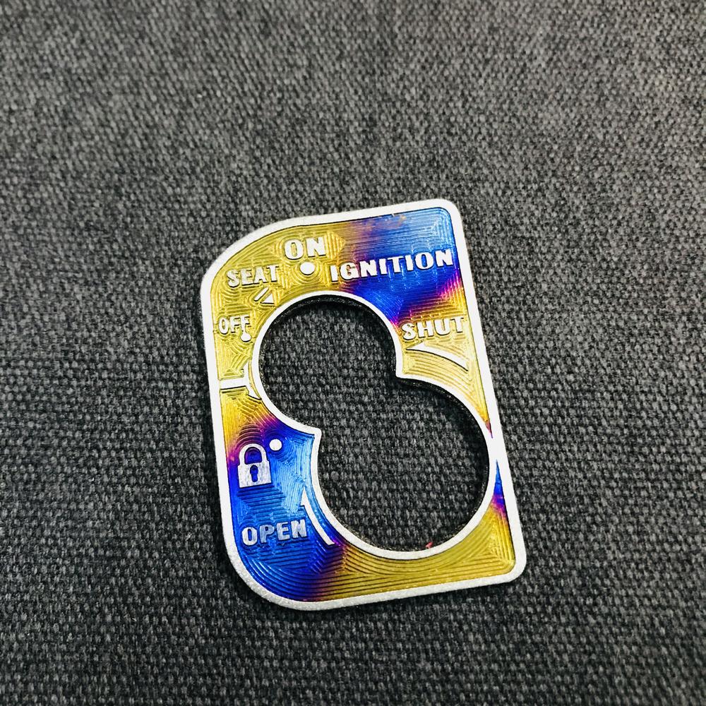 [ ĐỂ Ý] TEM TITAN DÁN Ổ KHÓA TRANG TRÍ XE DÀNH CHO WINNER X KHÔNG CÓ GÌ ĐỂ CHÊ (100% TITAN)