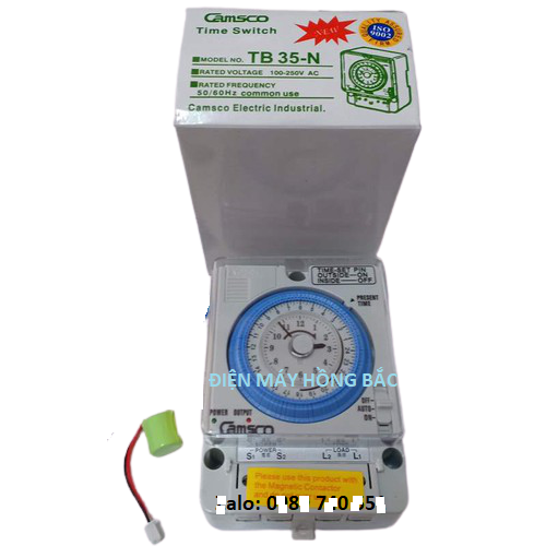 BỘ HẸN GIỜ CAMSCO TB-35N TIMER 24H CƠ