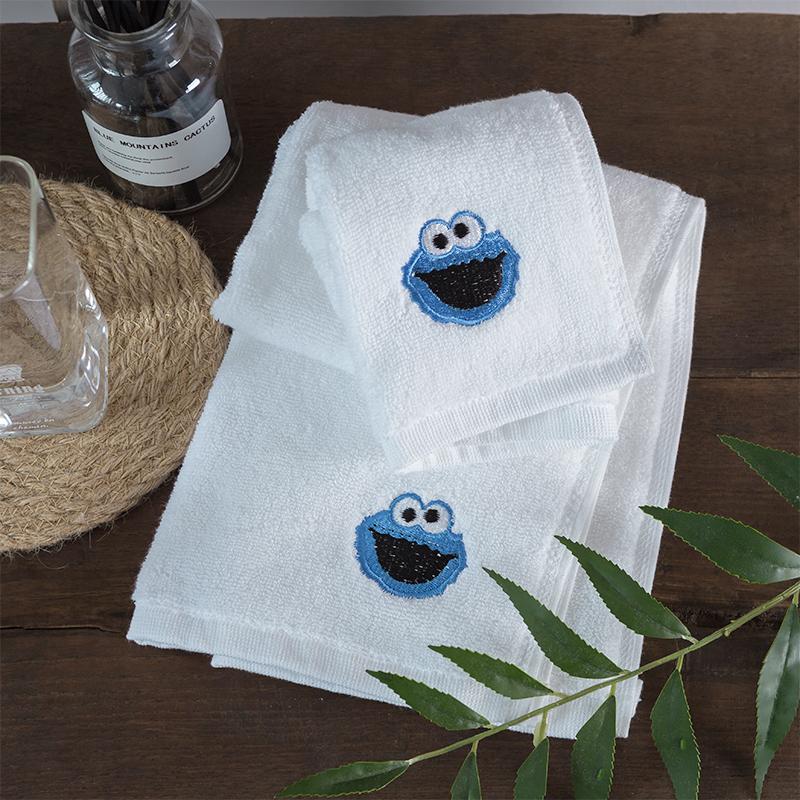 Hoạt Hình Anime Nghề Thêu Khăn Mặt Mềm Mại Khăn Mặt Hút Nước Khăn Rửa Mặt 100% Cotton 100% Cotton Đáng Yêu Giản Lược Màu