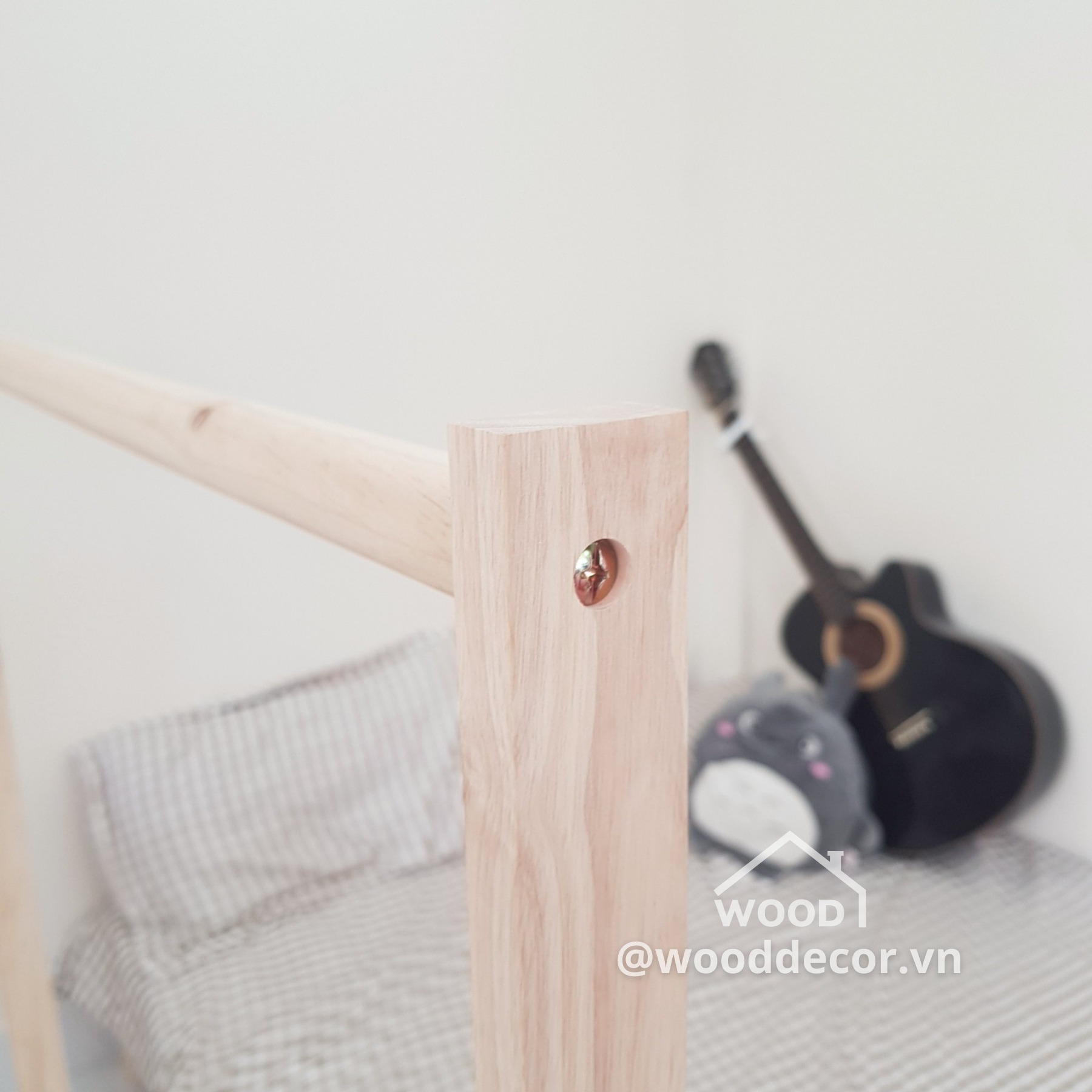Thanh treo quần áo gỗ (Giá phơi quần áo/ sào đồ gỗ)