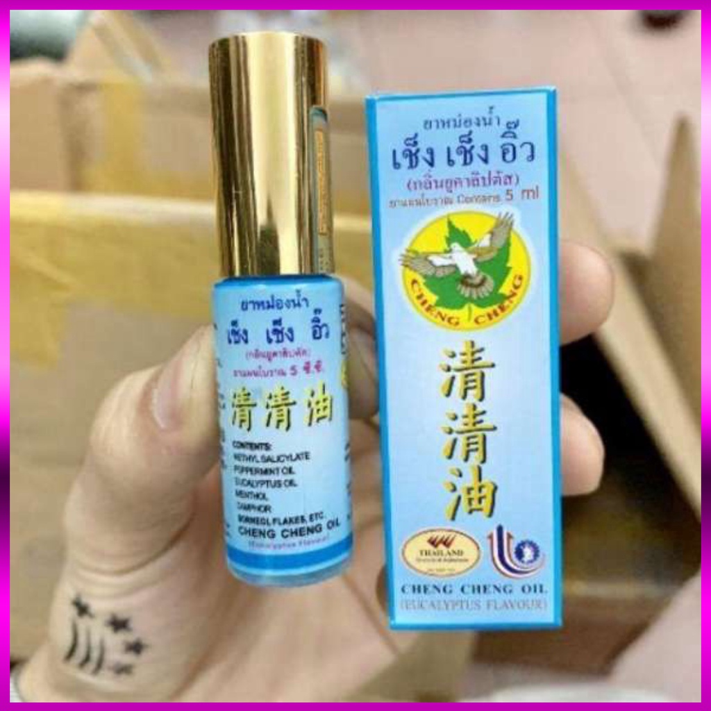 [HÀNG CHÍNH HÃNG] Dầu Gió Dạng Lăn Cheng Cheng Oil Thái