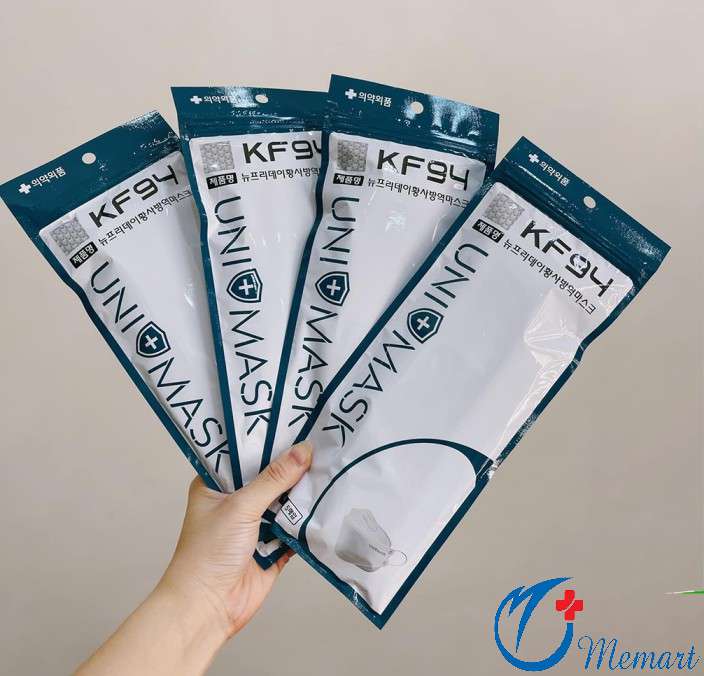 ( hot trend ) Combo 100 chiếc khẩu trang Kf94 UNI MASK chuẩn Hàn Quốc.