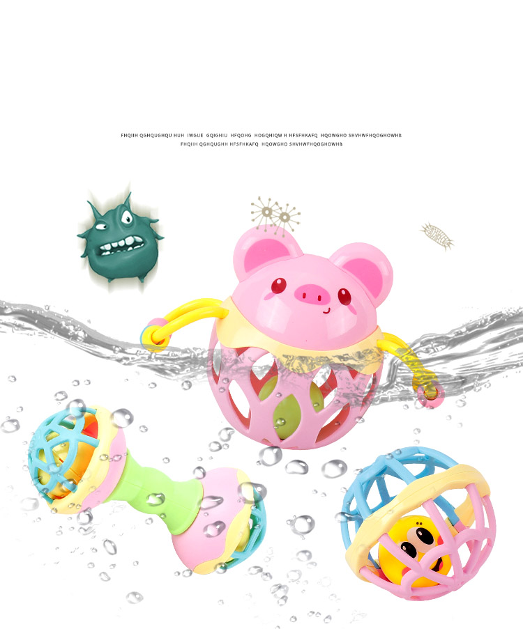 Bộ Set 03 Món Xúc Xắc Lục Lạc Cầm Tay