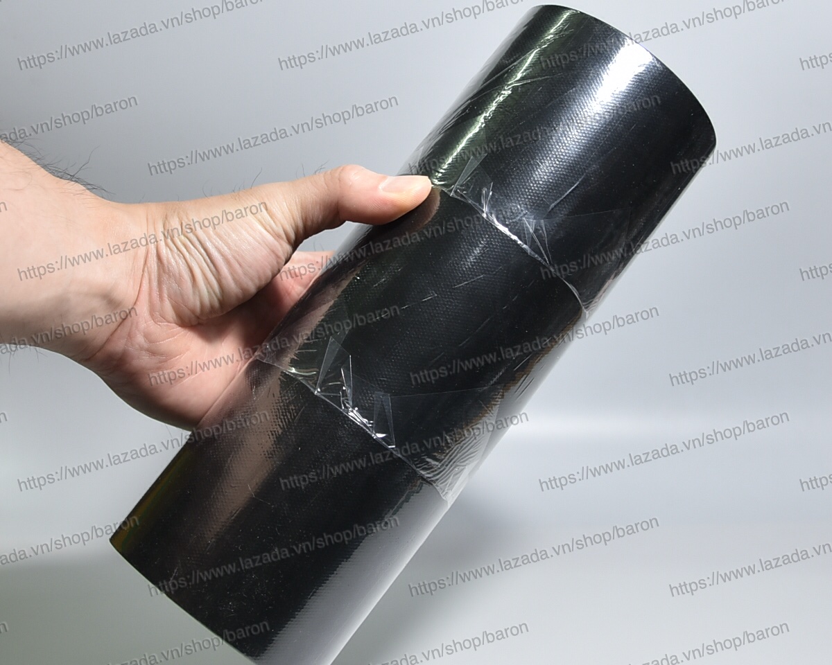 [HCM]1 Cây (3 Khoanh) Băng Keo Bố (Vải) ĐEN 1 Mặt 10F