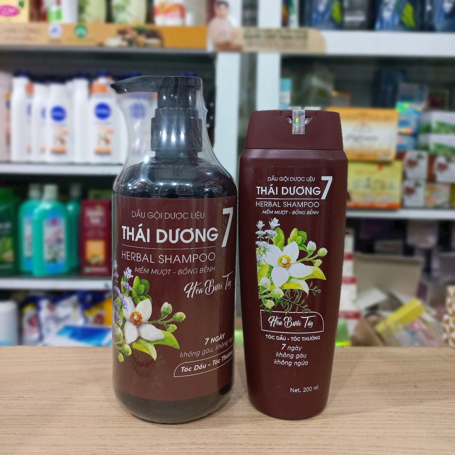 [HCM]Dầu gội thảo dược thái dương 7 - hoa bưởi tây