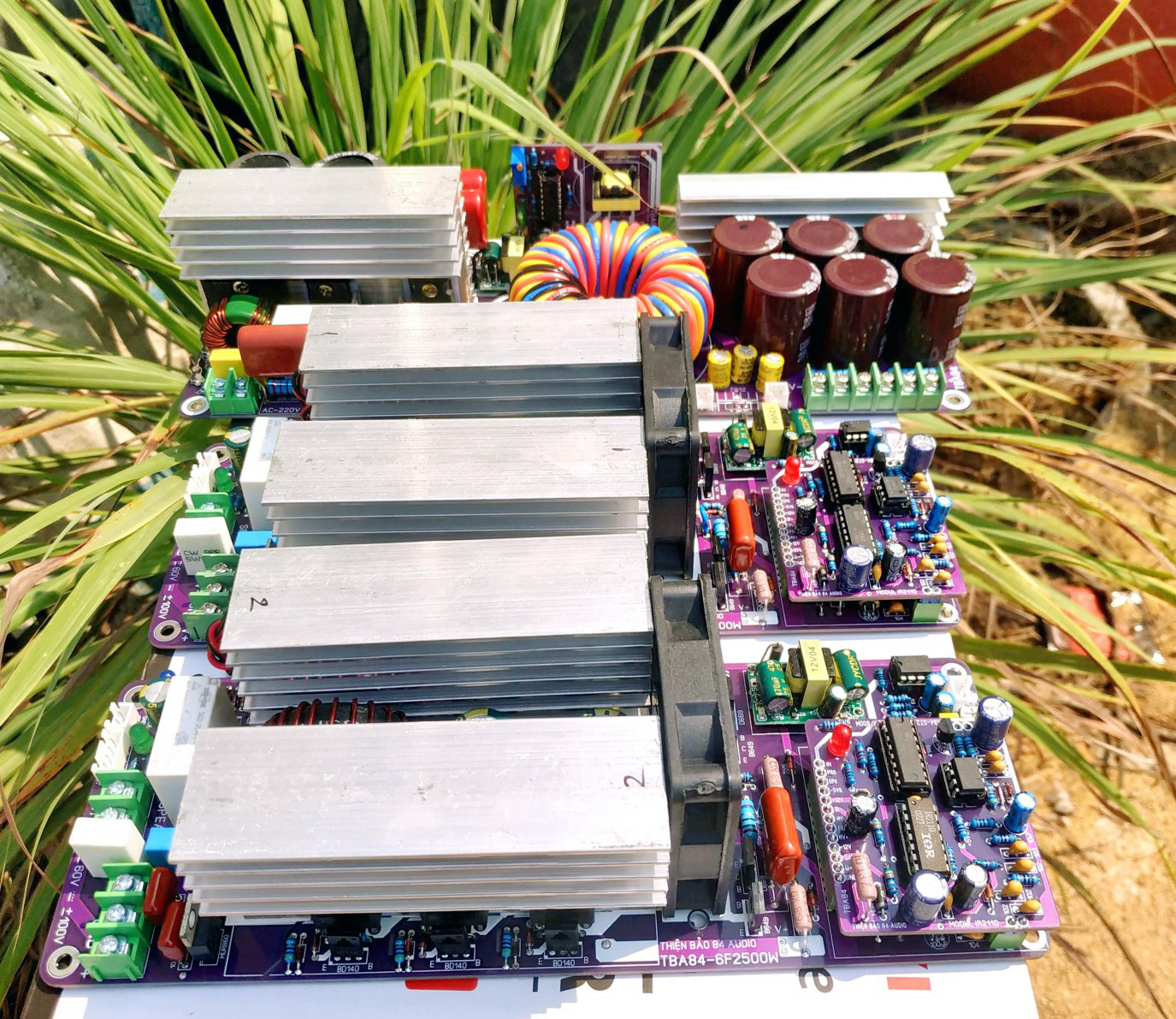 Class D 6Fet Power & Source Circuit Combo