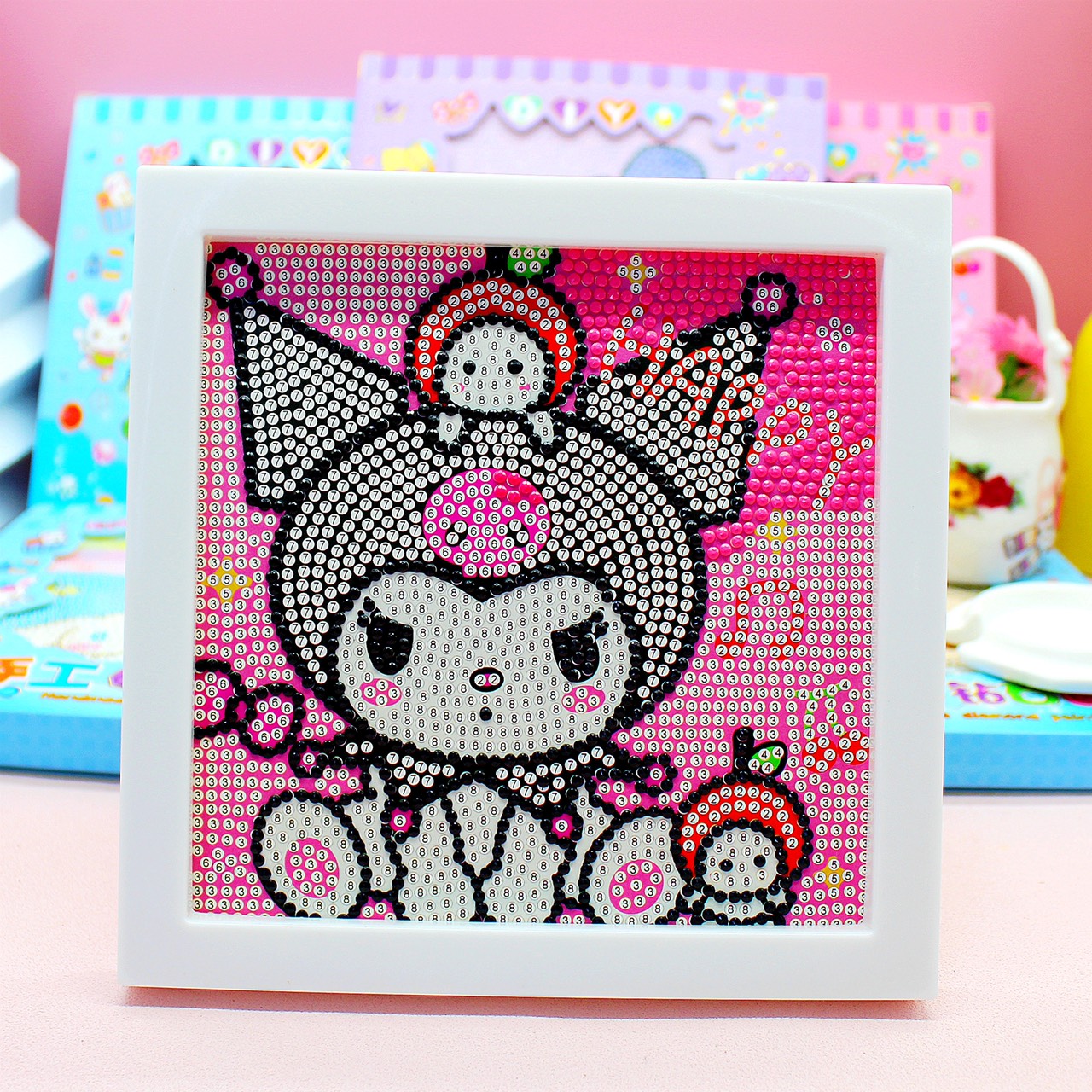 Tranh đính hạt đá sticker 3D mini siêu hạt dẻ cho bé