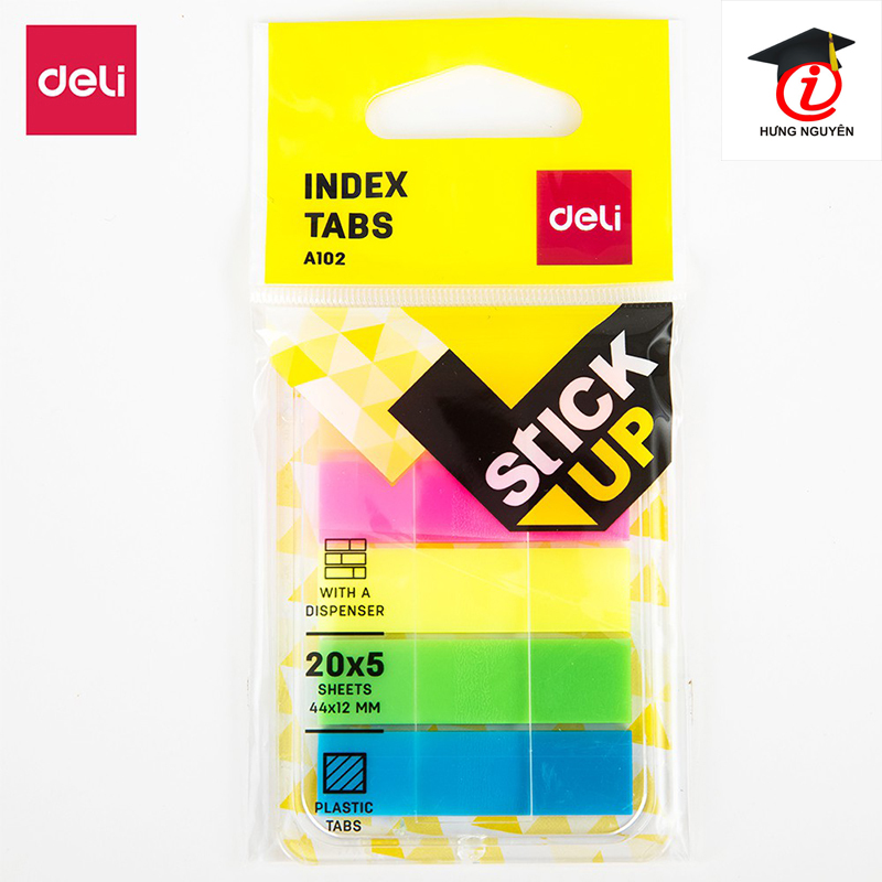 Note phân trang 44*12mm 5 màu a10202