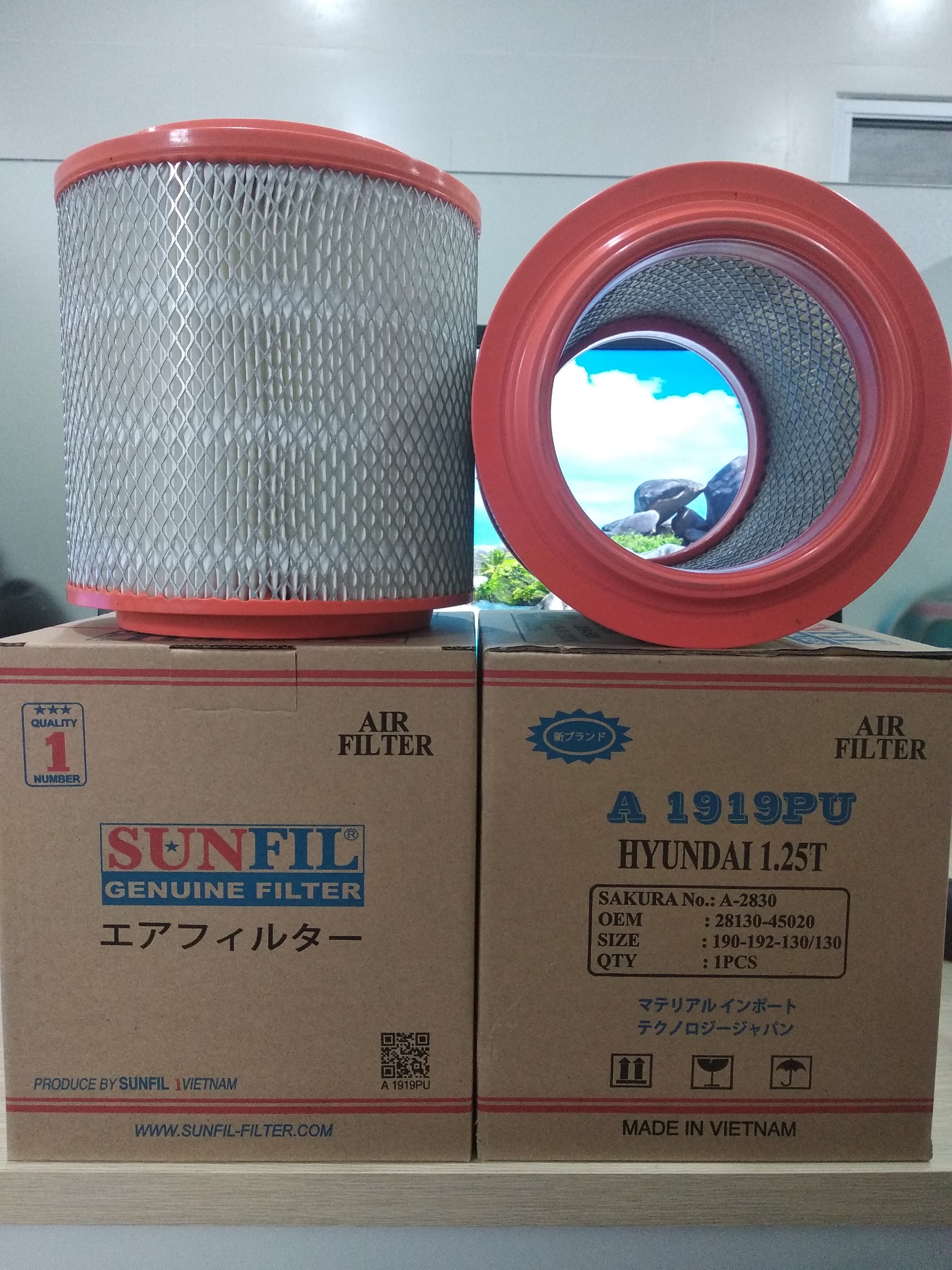 HCM - Lọc gió động cơ xe HYUNDAI 1T25