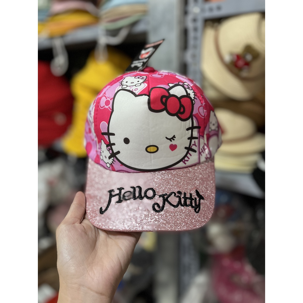 NÓN KẾT HELLO KITTY CHO BÉ GÁI 2-6 TUỔI