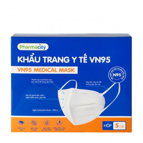 Khẩu trang y tế VN95 Pharmacity