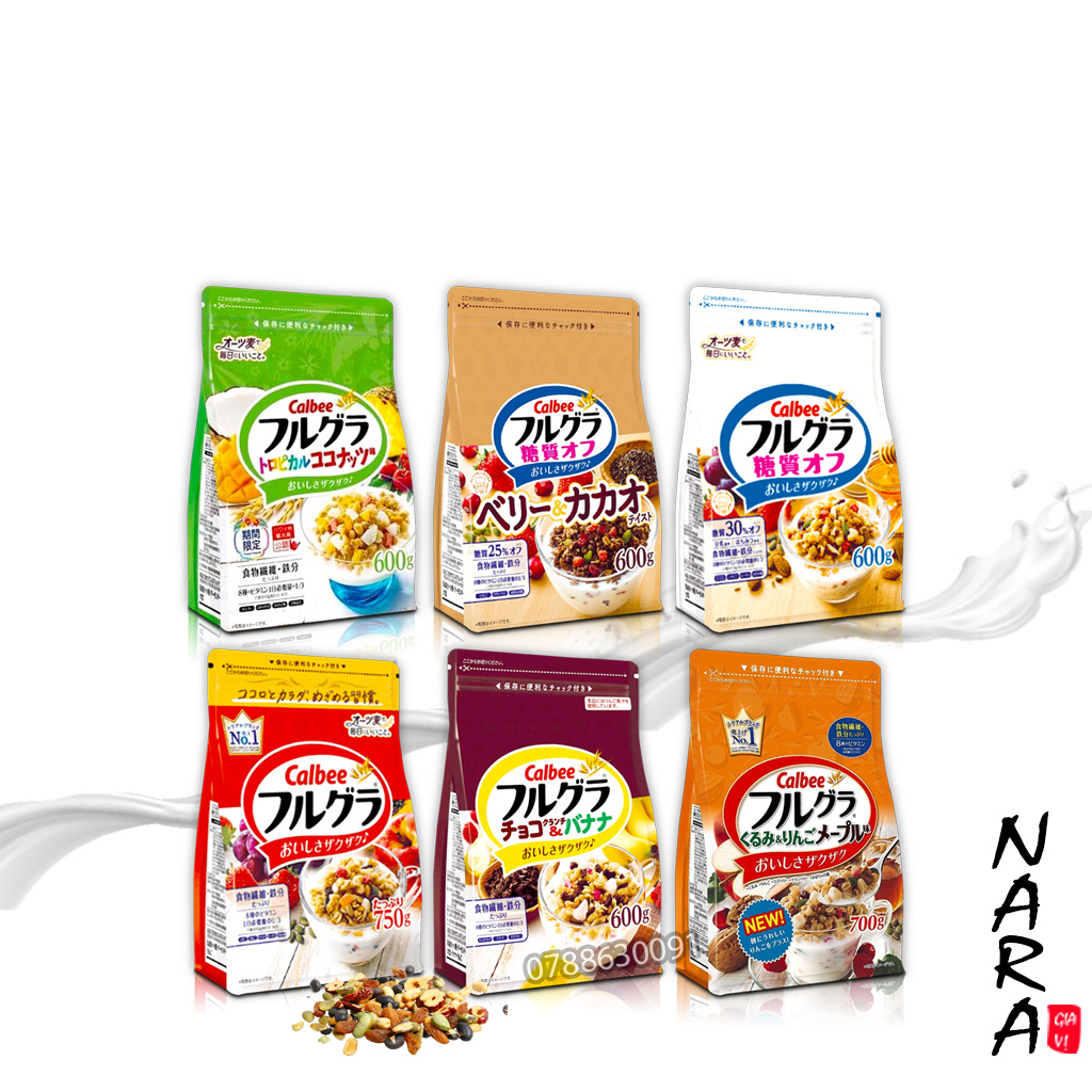 Ngũ Cốc Dinh Dưỡng Calbee Nhật Bản
