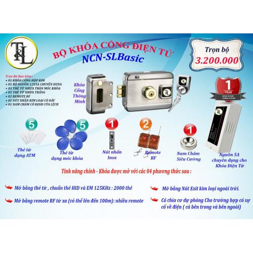 Bộ Khóa Cổng Điện Tử Thông Minh NCN-SLBASIC
