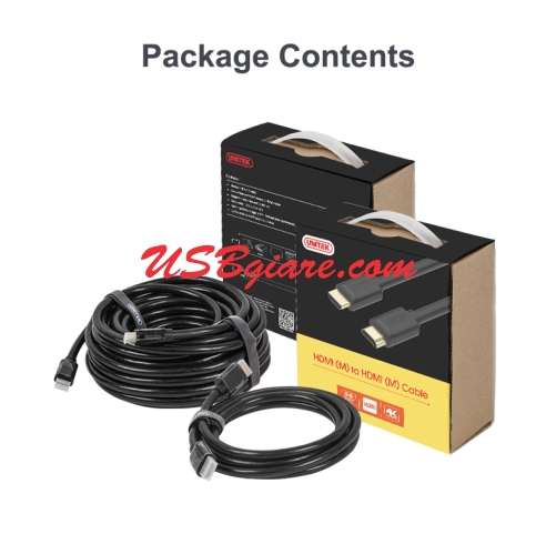 CÁP HDMI 3M (4K 3D) UNITEK Y-C139M