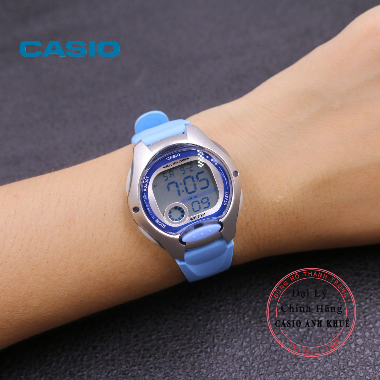 Đồng Hồ Nữ Casio LW-200-2BVDF Dây Nhựa