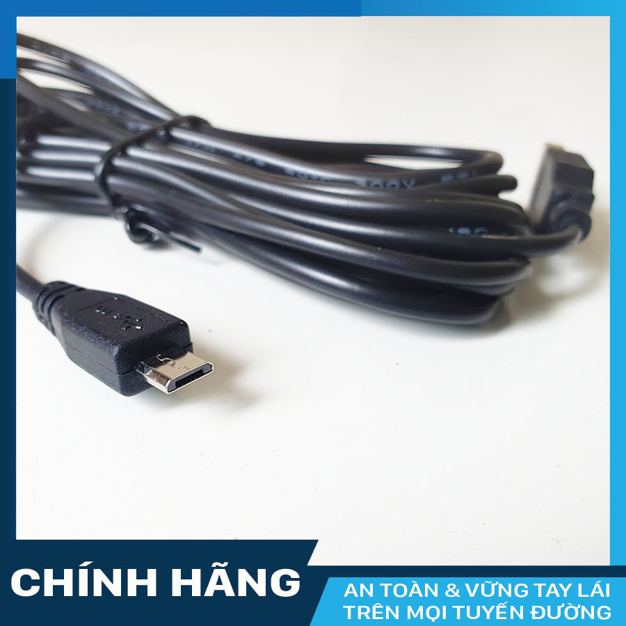 Cáp sạc 5V/ 2A Micro USB và Mini USB mini cho camera hành trình ô tô dài 3.5m