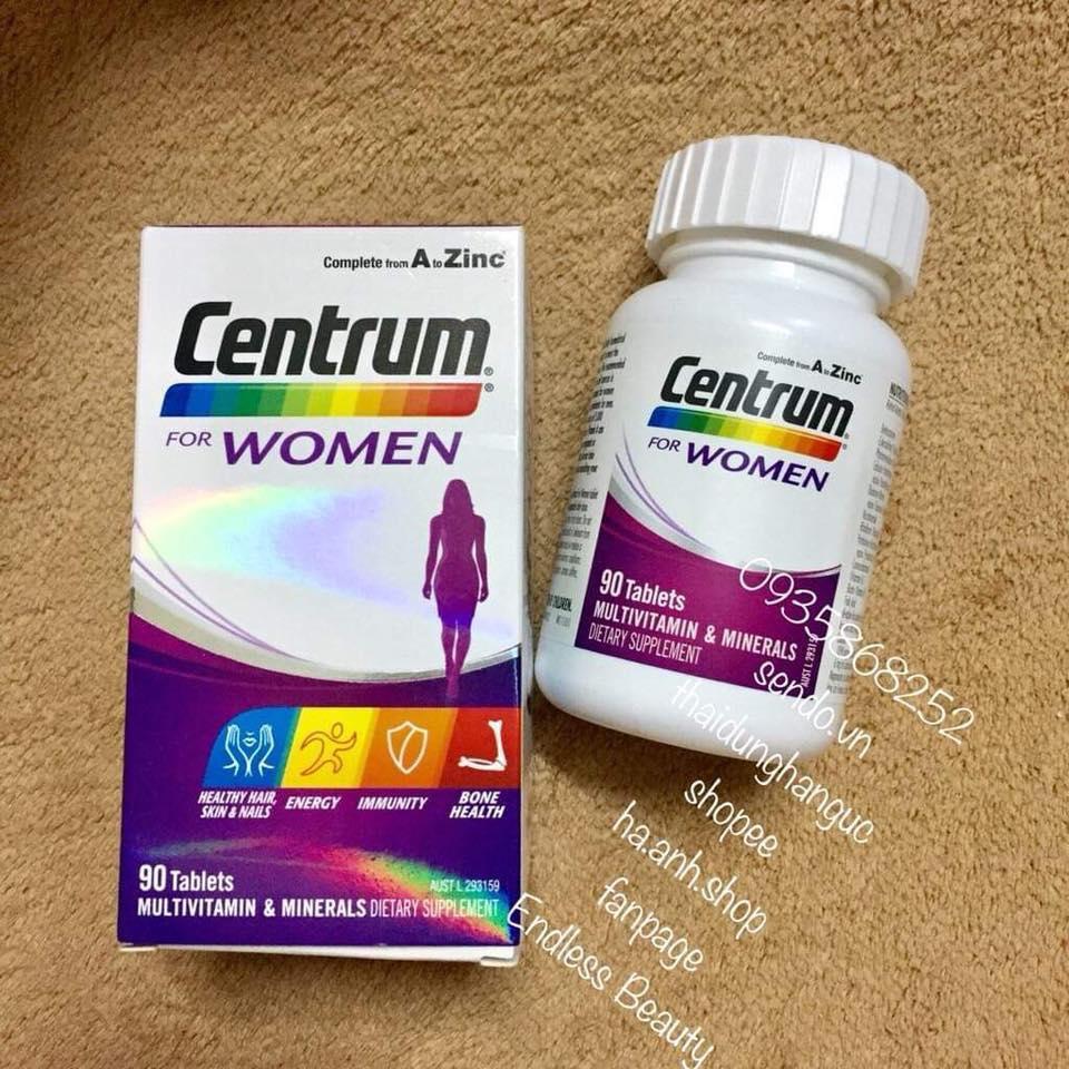 Centrum women 90 viên- vitamin phụ nữ