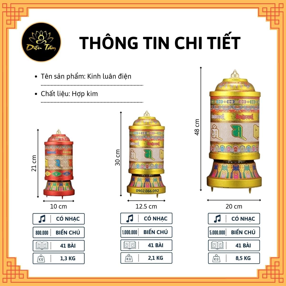 Kinh luân điện-Bánh xe cầu nguyện cắm điện pháp khí mật tông đồ thờ cúng